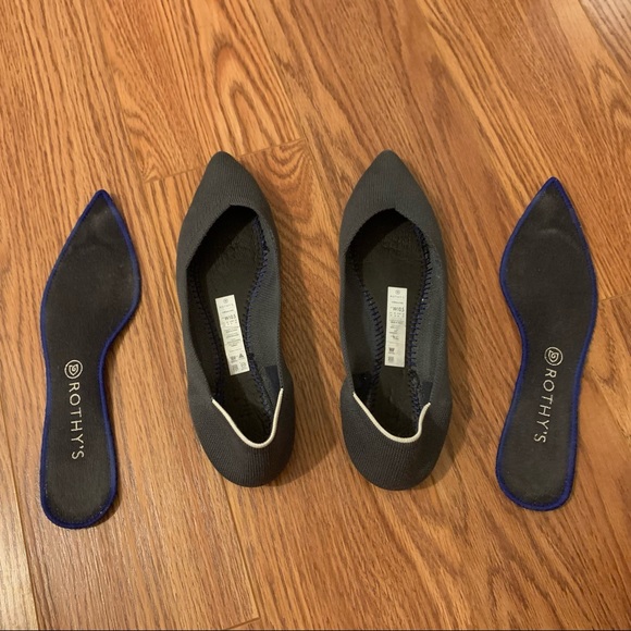 ❌SOLD❌Rothy’s The Point Flat - Gray - Picture 7 of 12